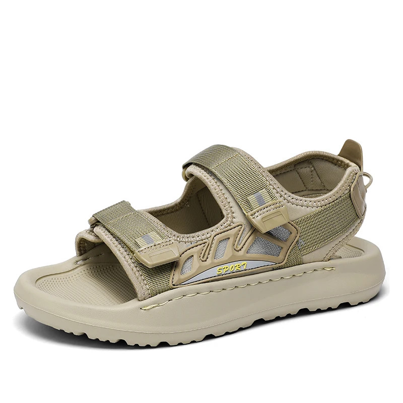 Mens Soft Sandals Thick Soles Summer Outdoor Beach Shoes Casual Walking Slippers