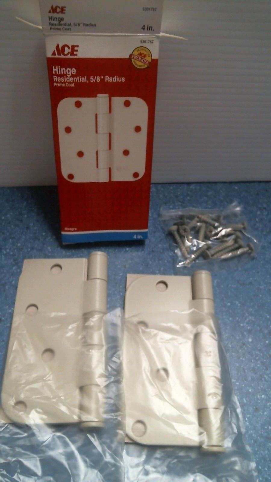ACE 4" Hinge Residential, 5/8" Radius (5301767) FS