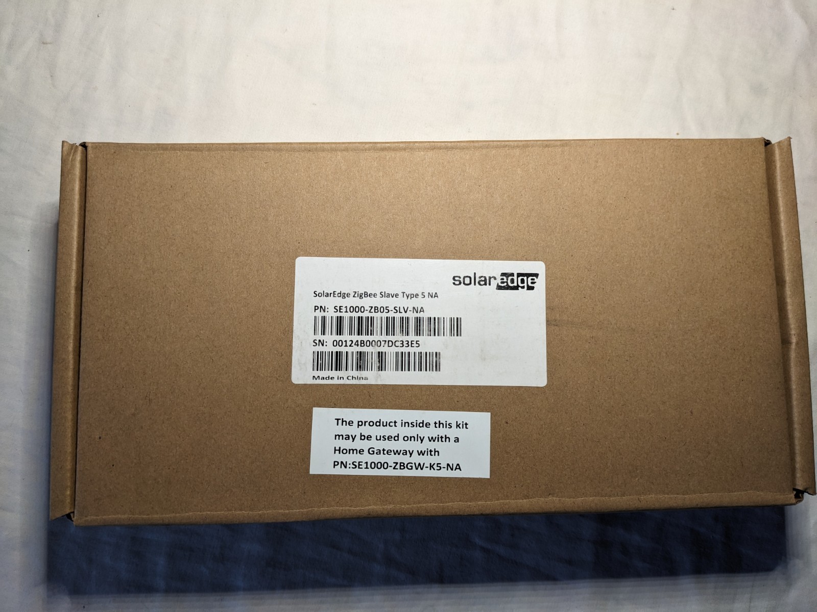 SolarEdge SE1000-ZB05-SLV-NA ZigBee Slave Kit Type 5 NA New Open Box