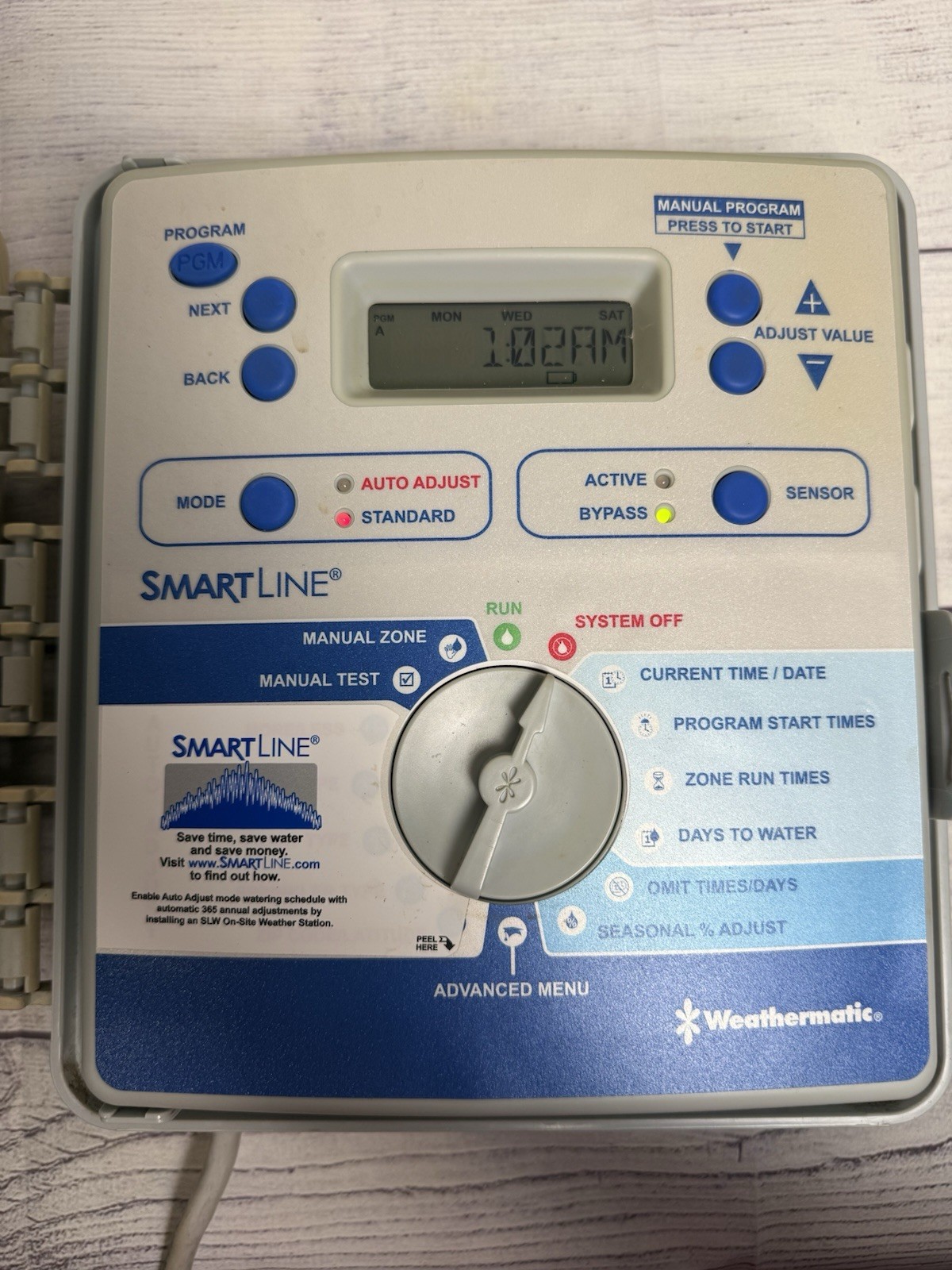 Weathermatic SL-1600 SmartLine Irrigation Controller W/ Key & Case Tested