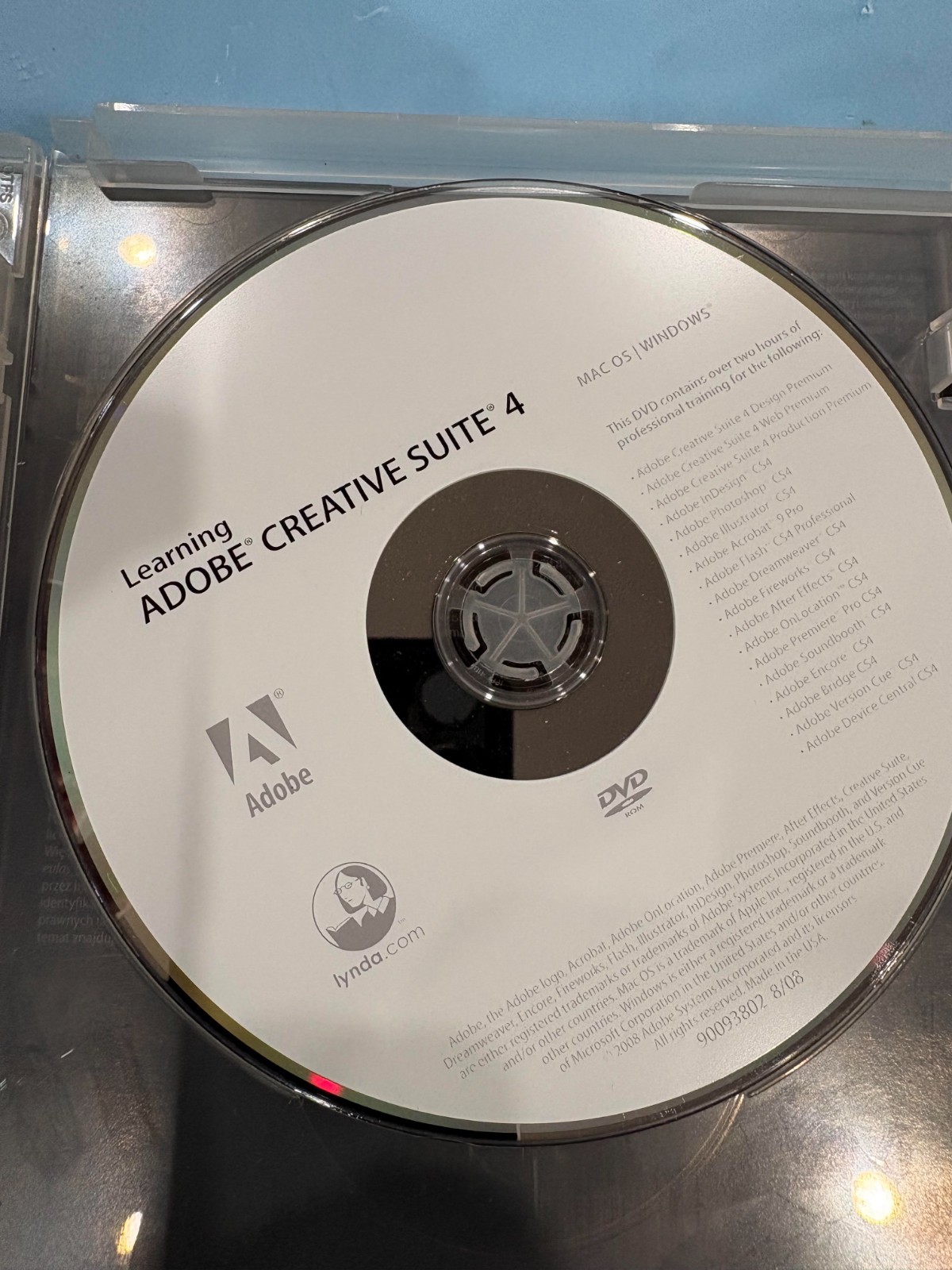 Adobe CS4 Master Collection for Mac Complete Set w/ Serial Number Discs