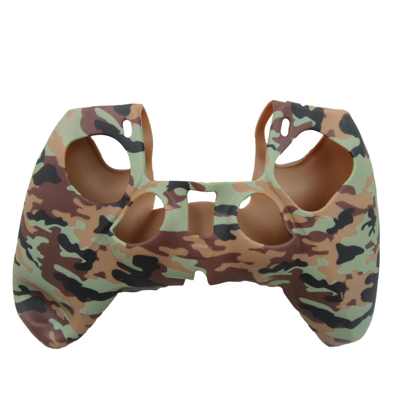 For PS5 Controller Silicone Grip Green Brown Camo Cover Accessories