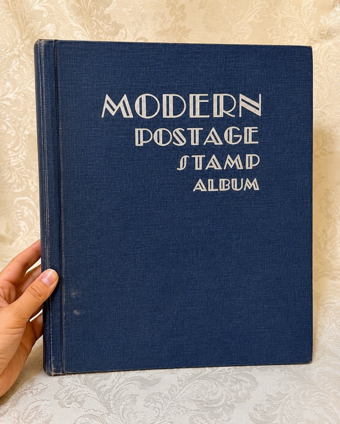 Vintage Modern Postage Stamp Album Worldwide Collection