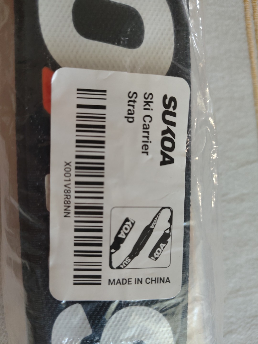 Sukoa Ski & Pole Padded Carrier Strap
