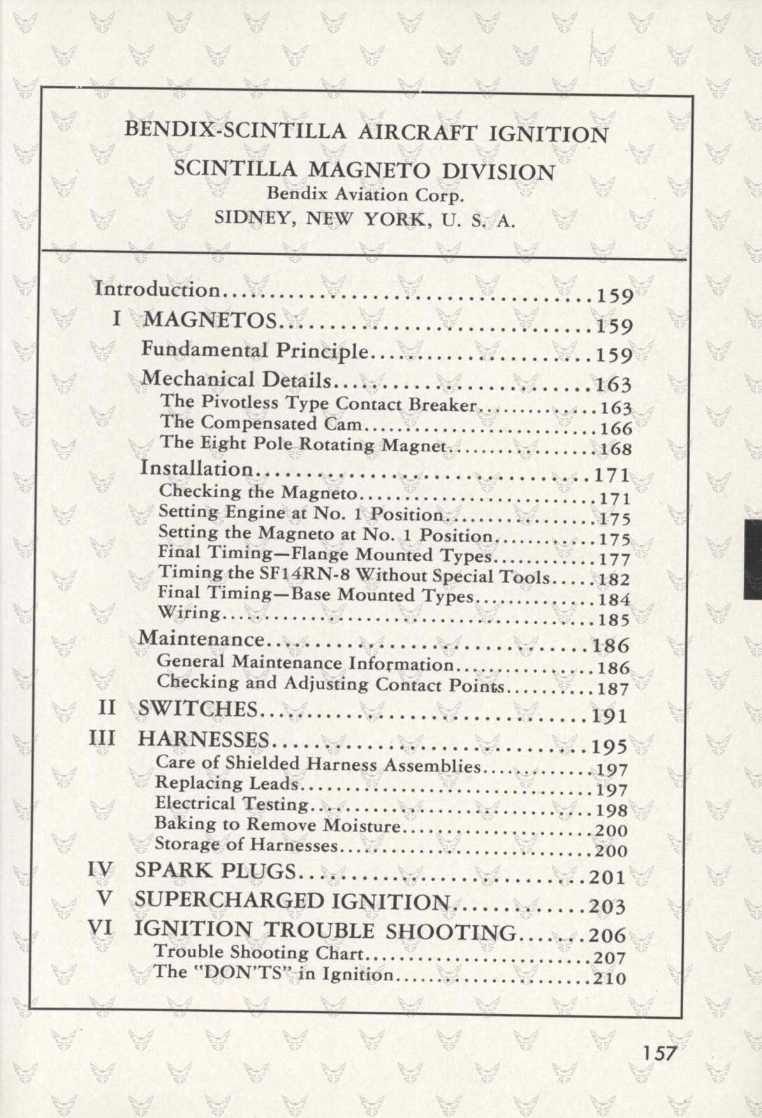 1943 Bendix Aviation Equipment Service Guide - Digital Scan 441 pages