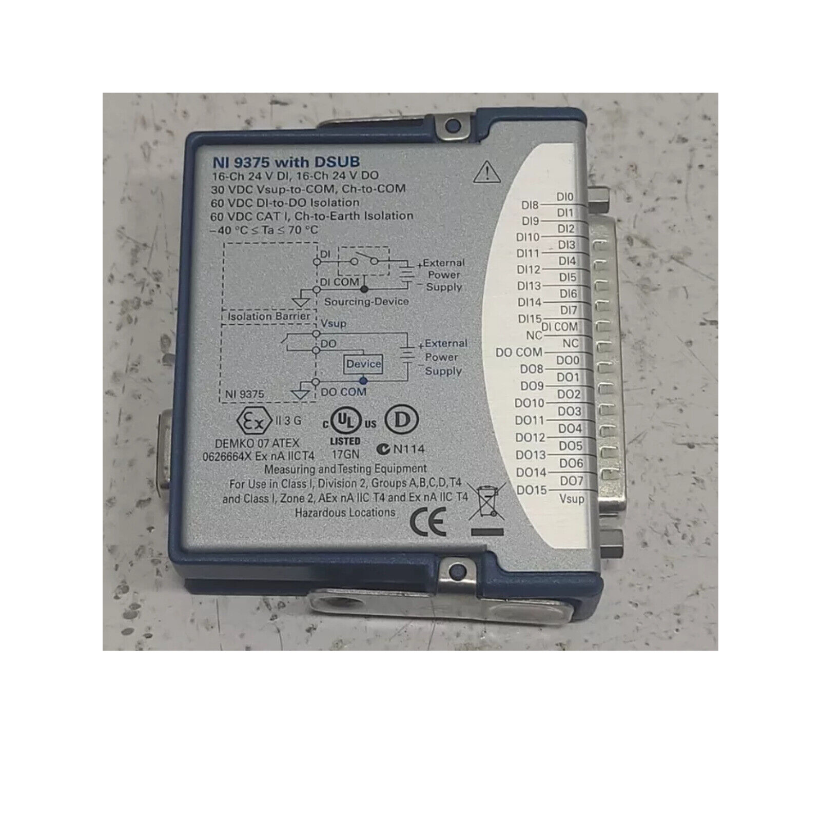 NEW National Instruments NI-9375 DSUB NI9375 Digital Module