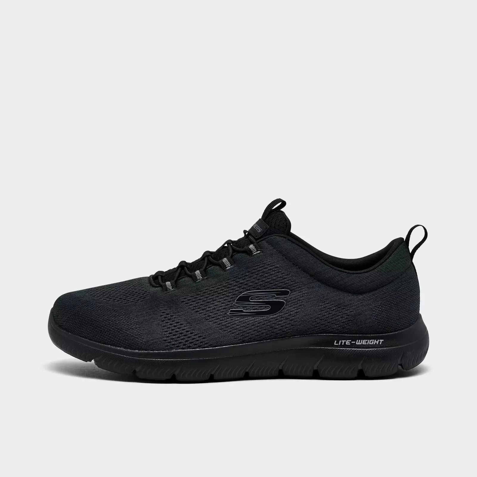 Men's Skechers Summits Louvin Slip-On Casual Shoes - Black 232186/BBK