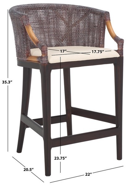 Safavieh BRANDO COUNTER STOOL, Reduced Price 2172773681 BST4000B
