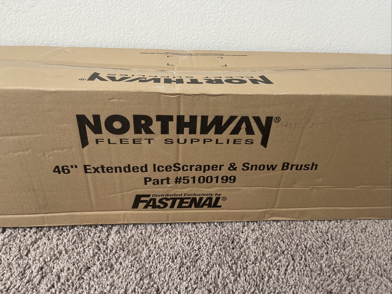 46” Extended Ice scraper And Snow Brush
