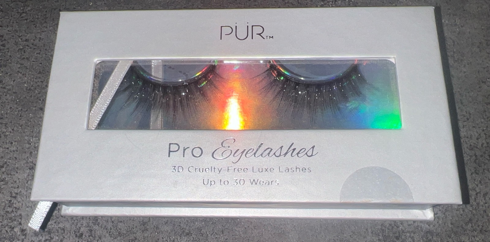 PUR Pro Eyelashes, 3D Cruelty Free Luxe Lashes, Black, Up to 30 Wears