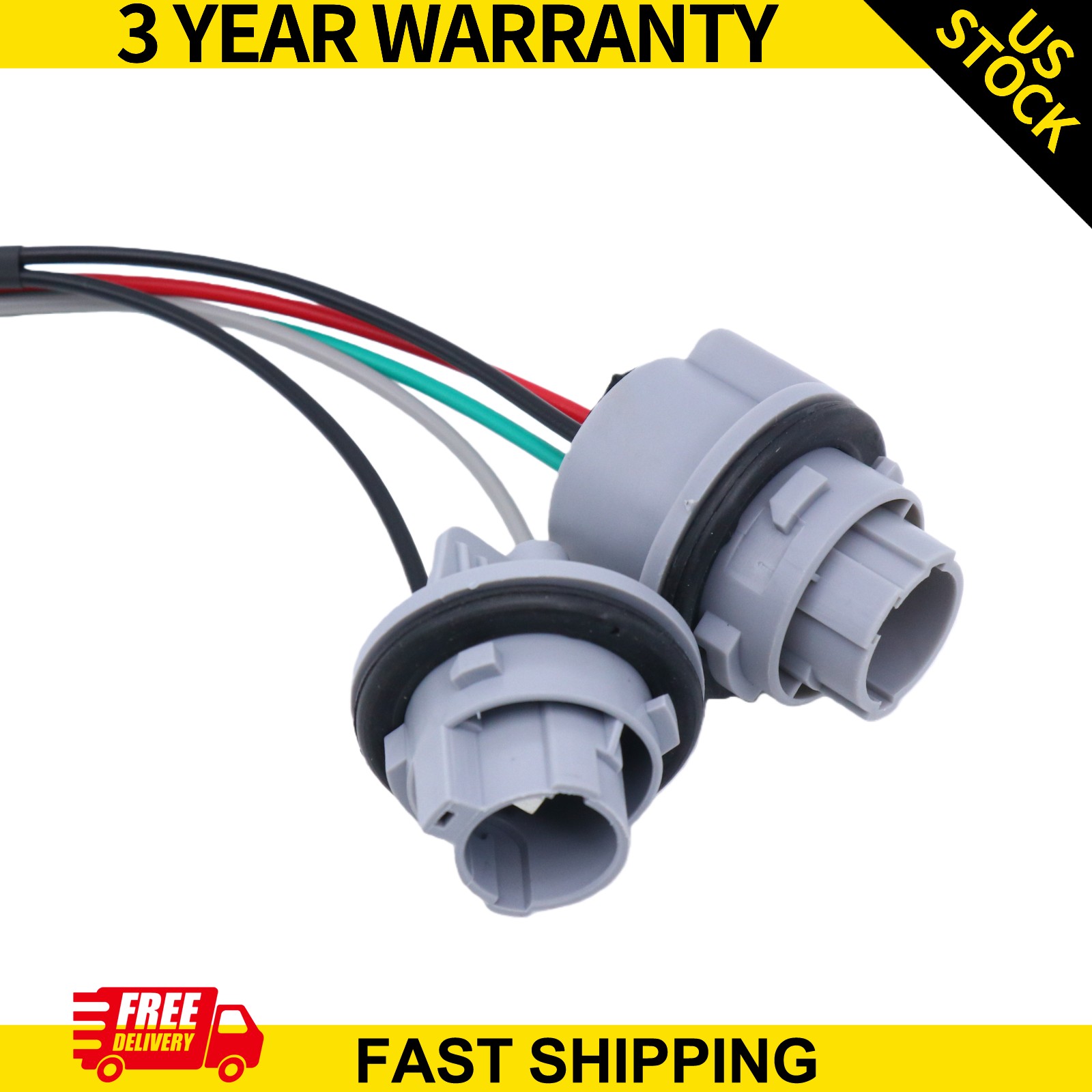 Fits Kia Forte 2017-2018 Rear Outer Tail Light Wiring Harness Socket 92470B0600