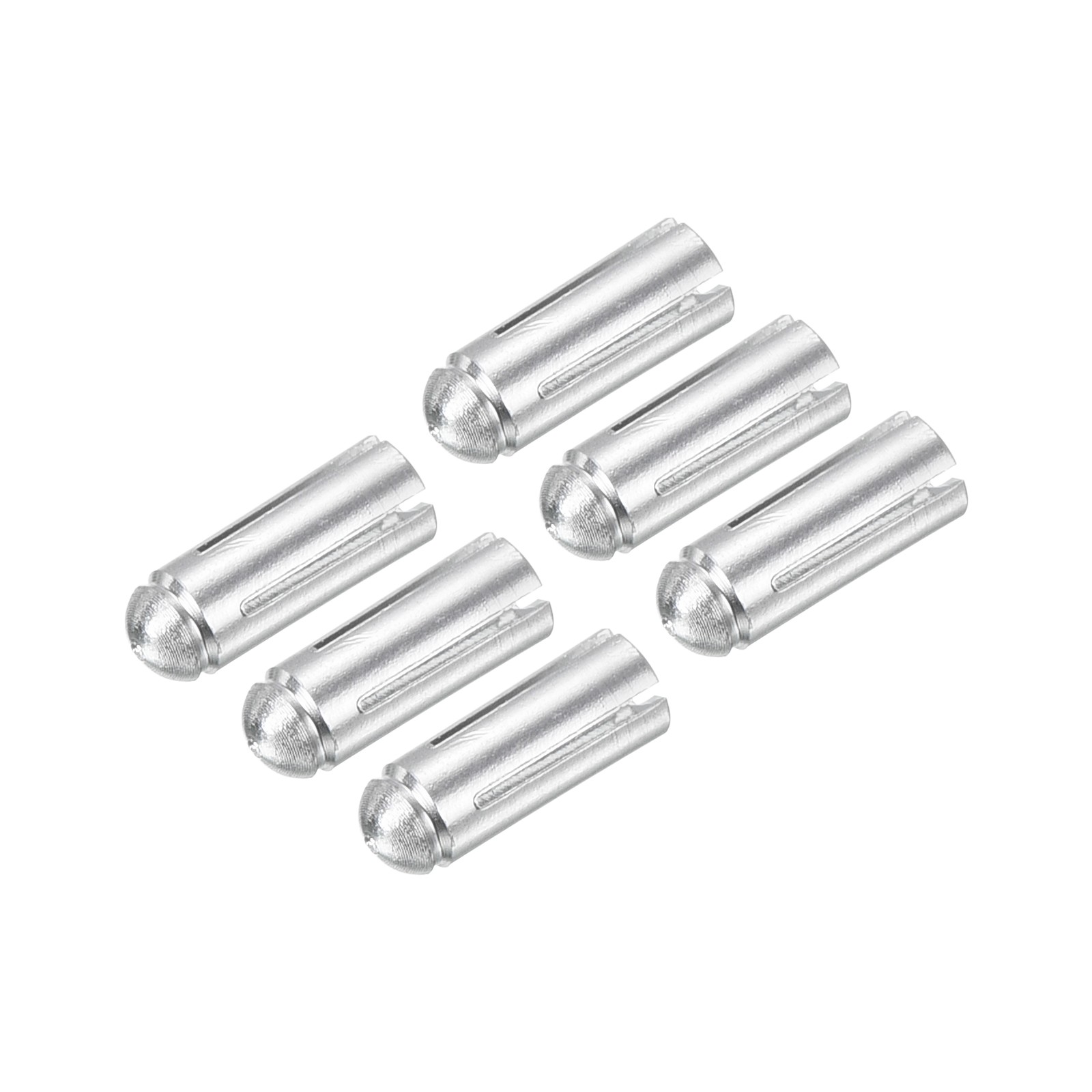 Dart Flight Protectors, Aluminum Dart Accessories - 6 Pack (Silver Tone)