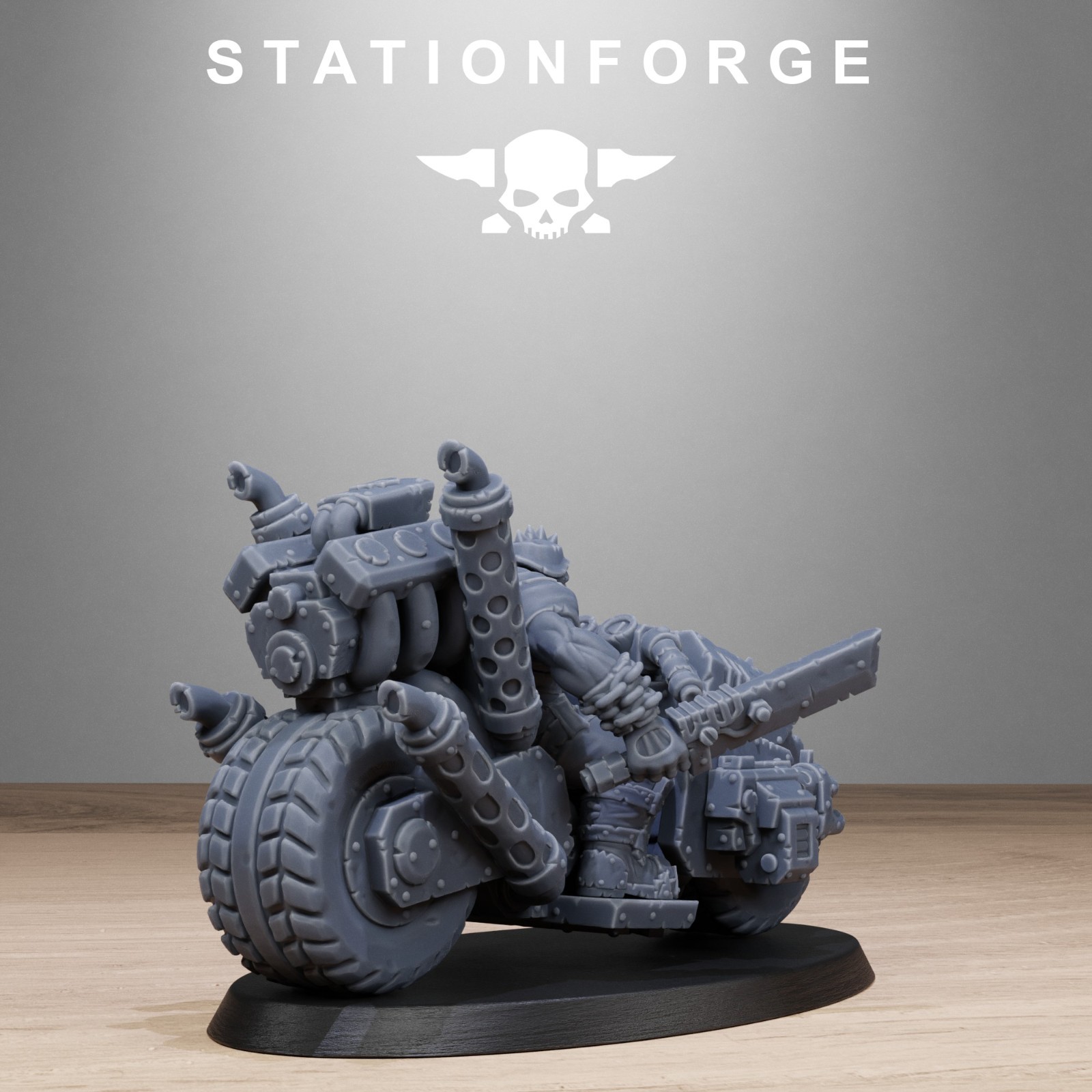 Orkaz Bikers from Station Forge 32mm scale.