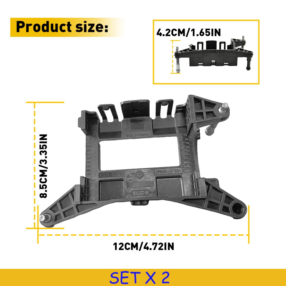 2PCS Front Cruise Radar Sensor Bracket For Honda Accord 2018-2022 36801-TVA-A17