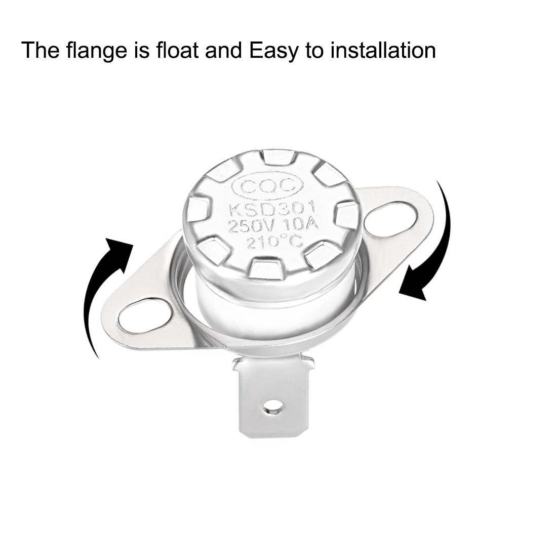 2 x Temperature Control Switch Thermostat 210°C 10A Normally Closed NC