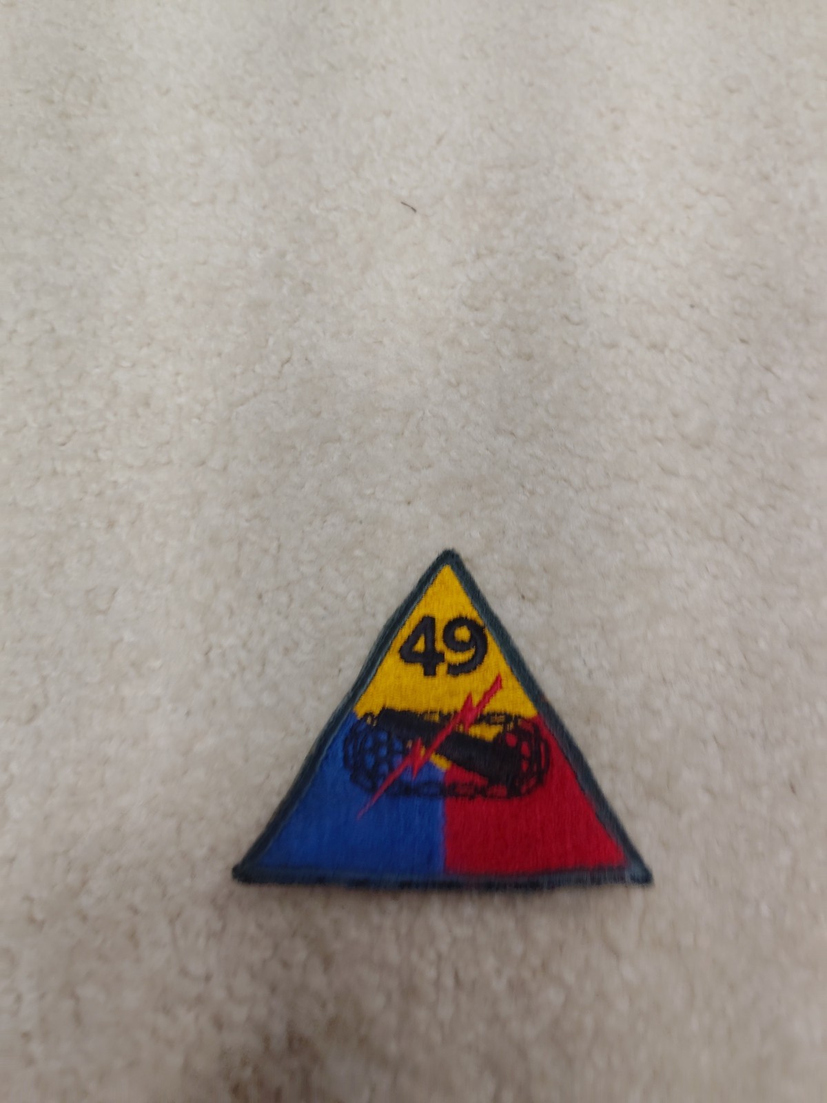Vintage 1950s Army Tank Patch