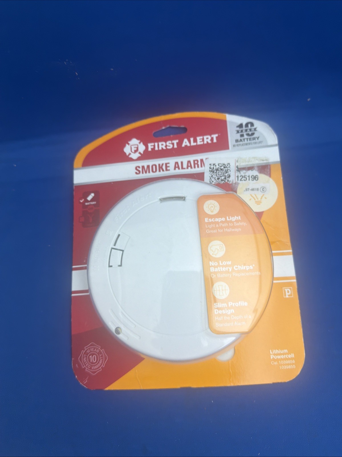 C6 - 5 Pack First Alert Battery Powered Smoke Alarm - 1 Smoke & Carbon Monoxide