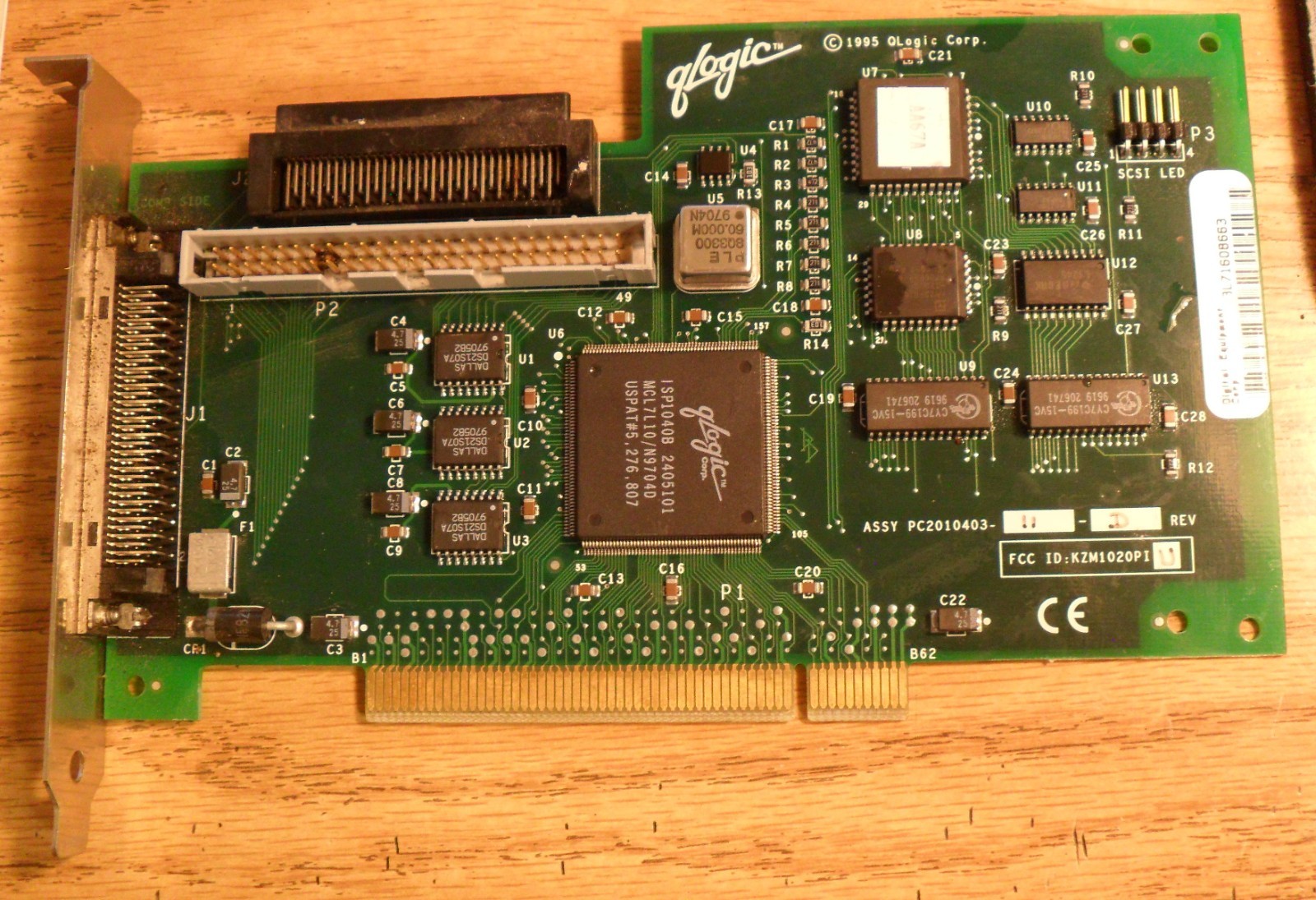 PCI to Ultra SCSI Controller QLogic PC2010703-5   DEC KZPBA-CX Compaq Server