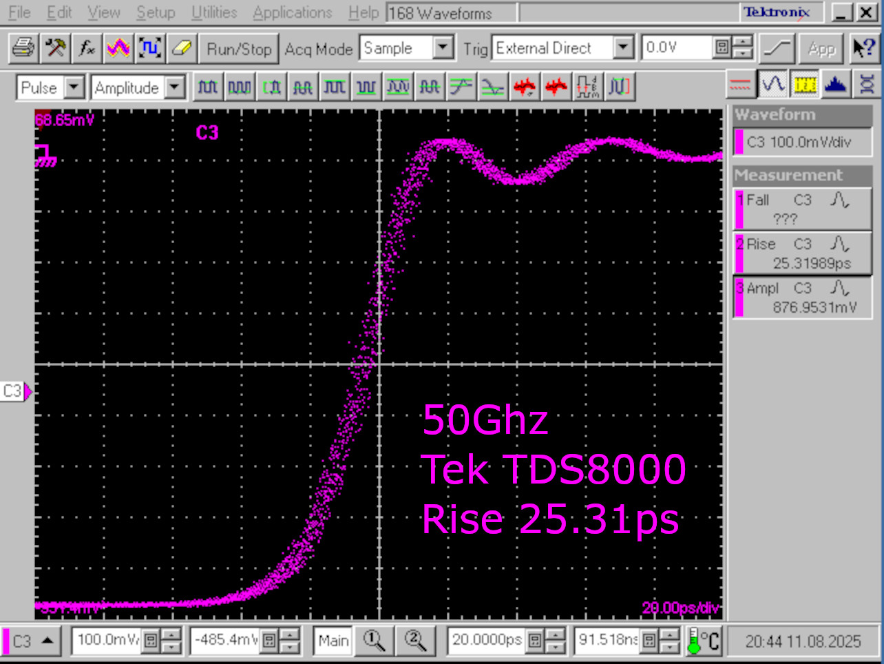 KLIP30 Programmable 30ps Fast Risetime Pulse Generator TDR Impedance Bandwidth