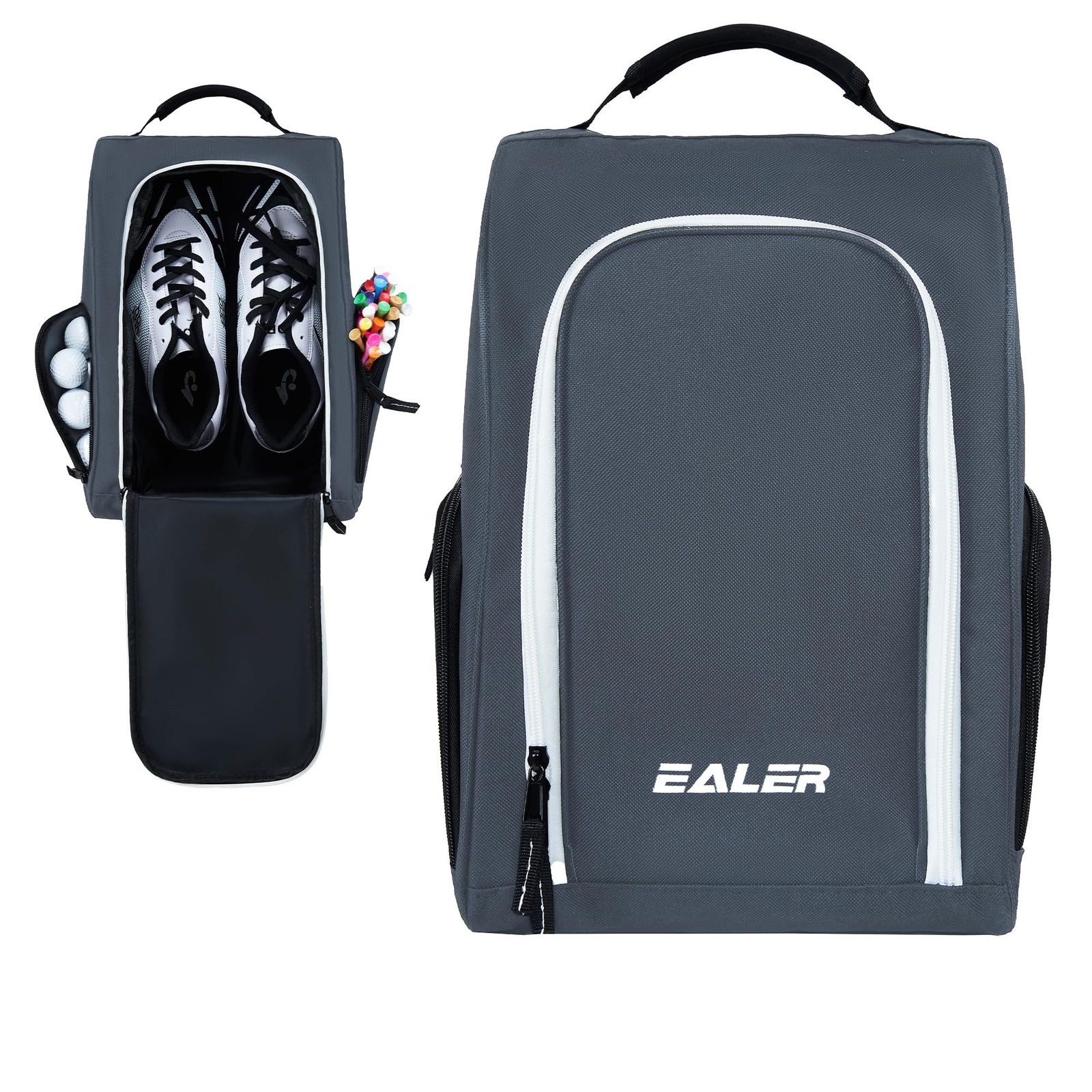 GSB100 Golf Shoe Bag Zippered Shoes Carrier Bags with Ventilation & Double Ou...