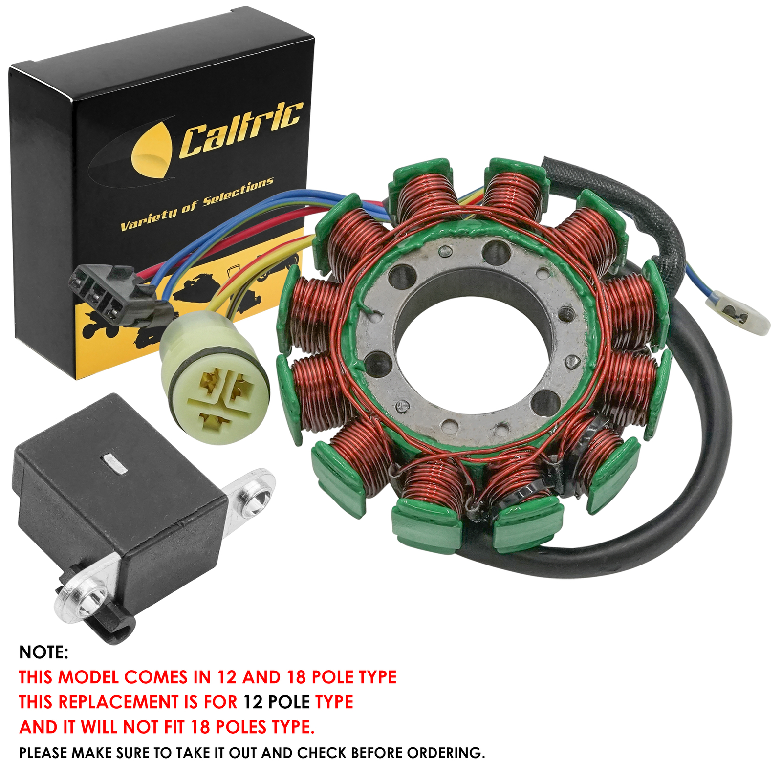 Stator & Pickup Coil for Honda TRX300FW TRX-300FW Fourtrax 300 1988 1989-2000