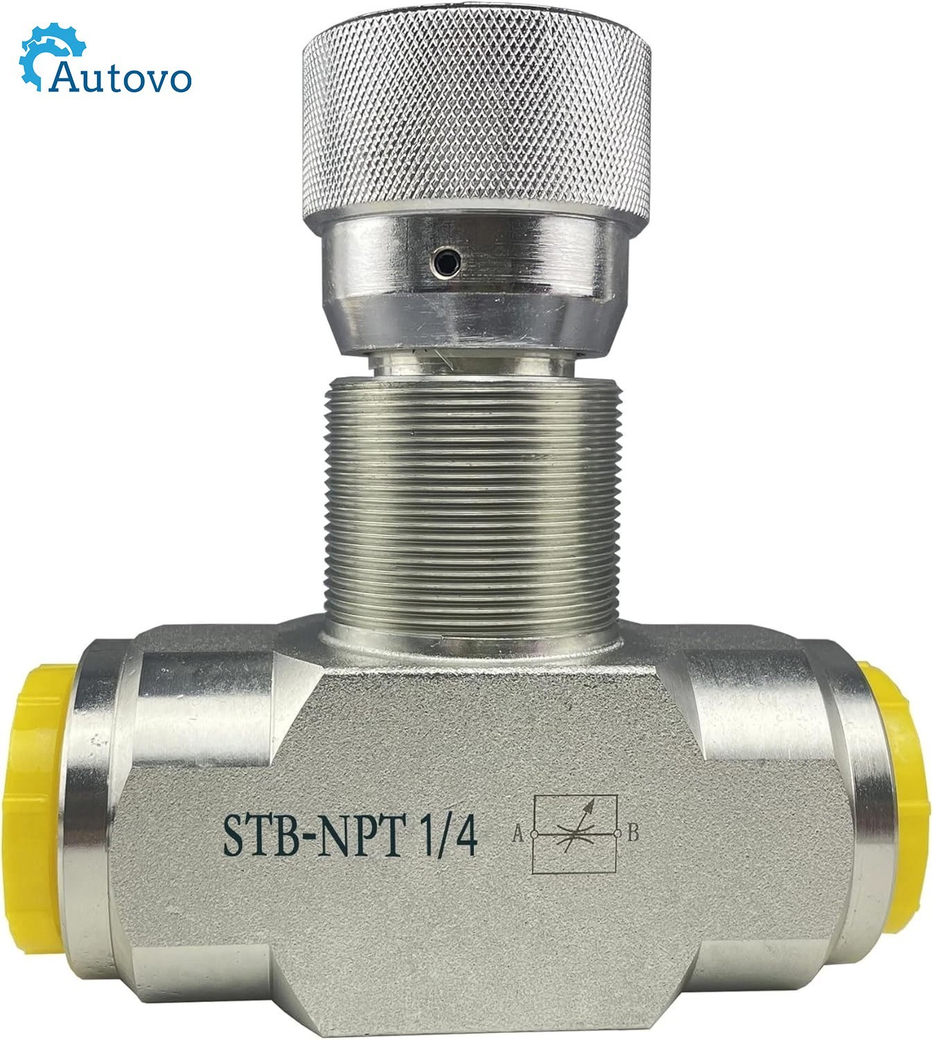 1/4 Inch NPT Hydraulic Flow Control Needle Valve (5800PSI, 2-Way)