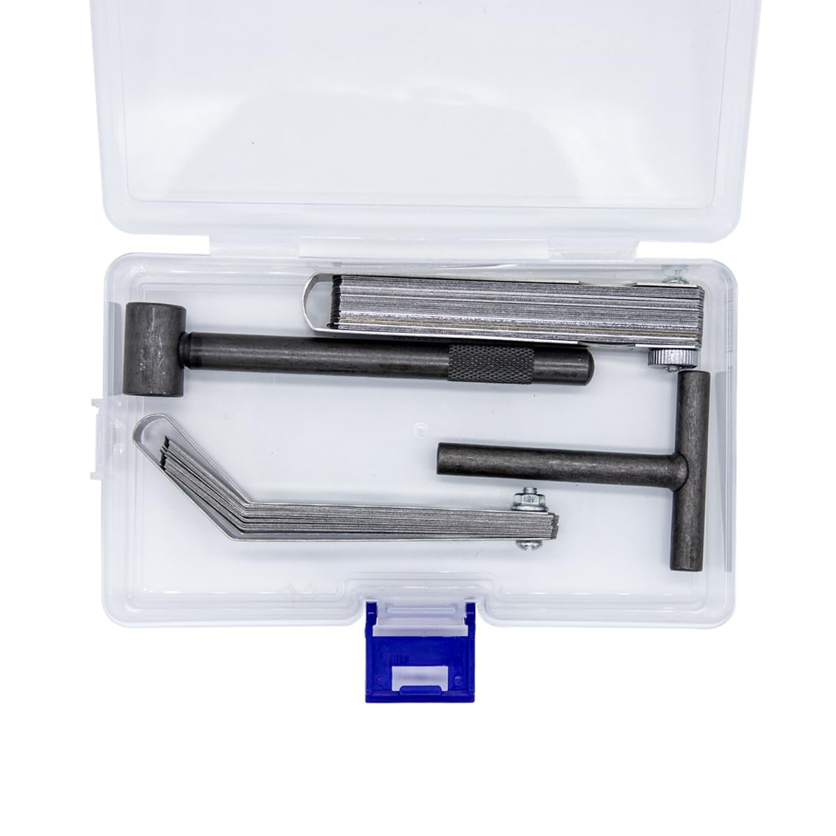 Tutuxio Motorcycle Engine Valve Adjustment Tool Kit 2pcs Feeler & Wrench