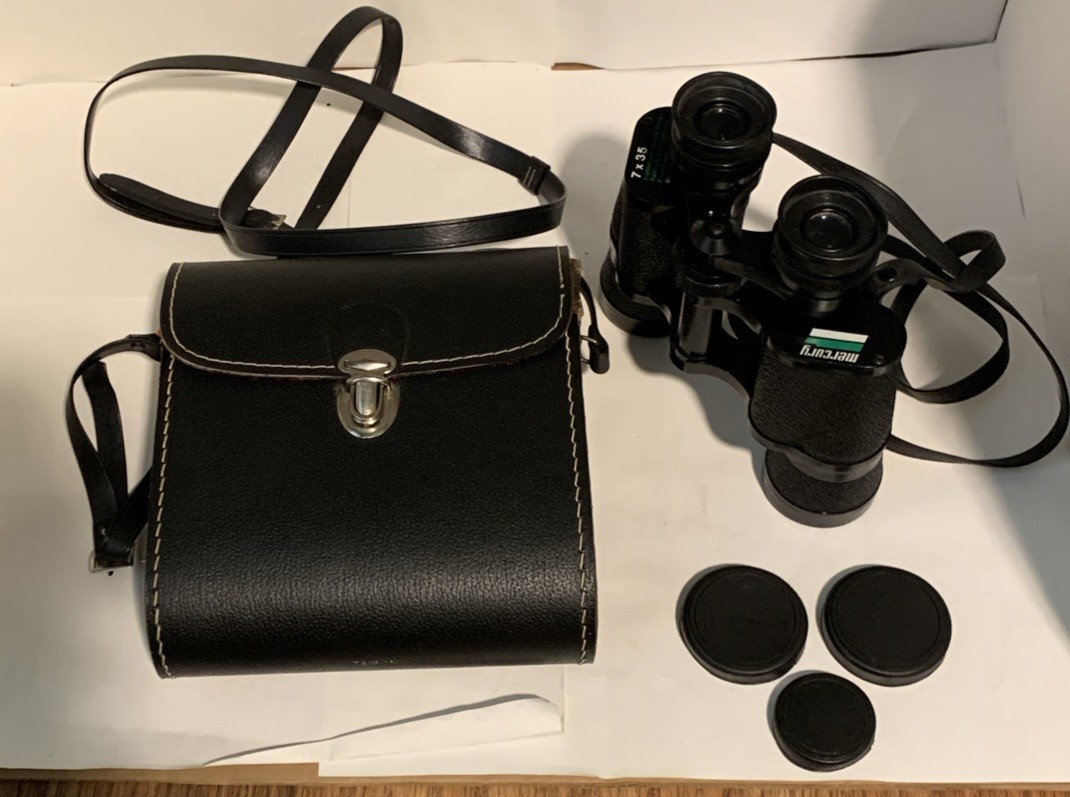 Mercury Binoculars Model 1111 7 X 35 Coated Optics With Case