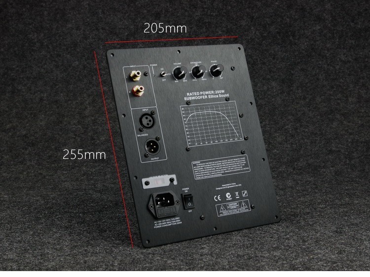 New 200W HiFi Subwoofer Amplifier Board 110V/220VAC For 4-8Ω 8-12 inch Speaker