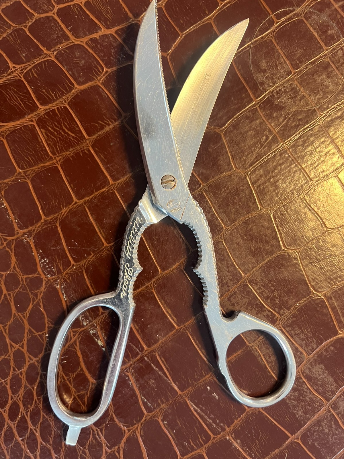 Antique Kitchen Utility Shears Krusius Bros Germany Vintage