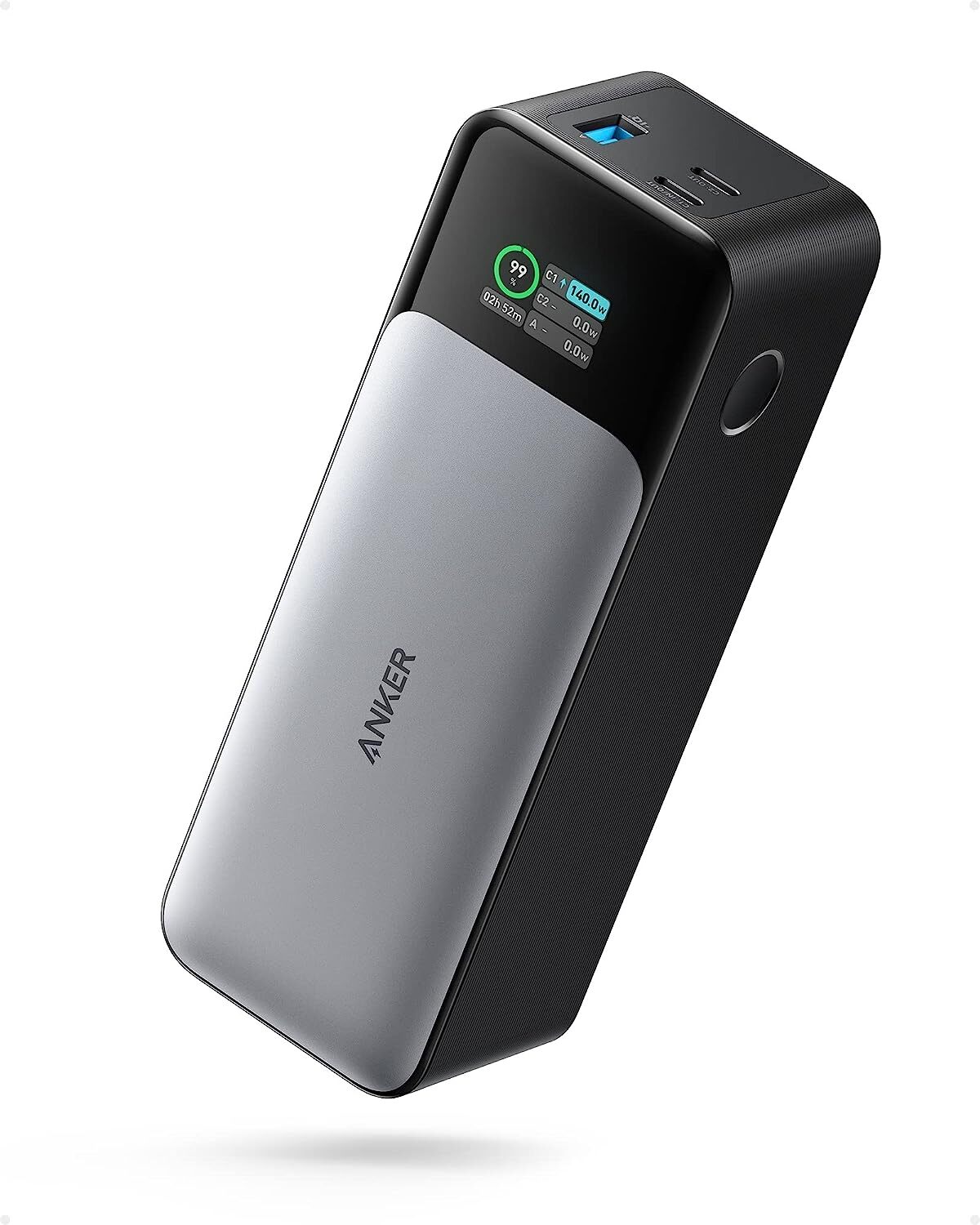 Anker 737 Power Bank 24000mAh 3-Port Portable Charger 140W for iPhone 14/MacBook