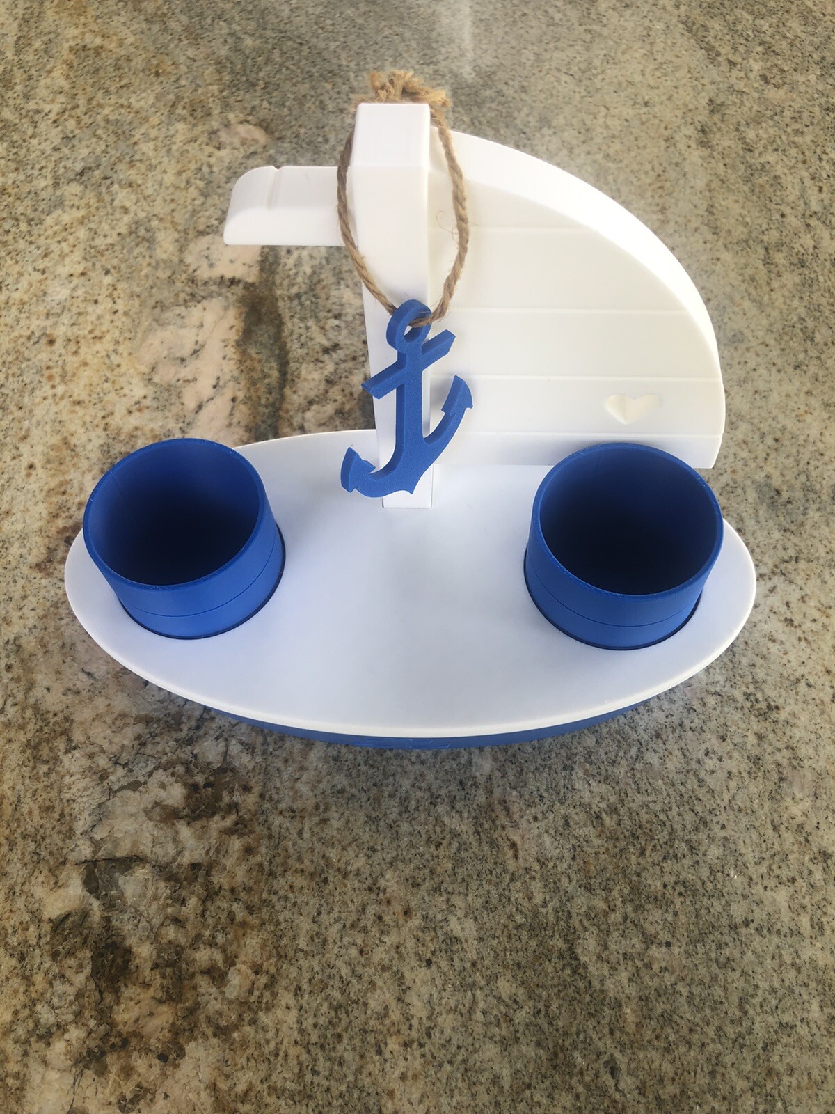 Nautical Themed 3D Printed Toothbrush Holder – Stylish & Functional Bathroom