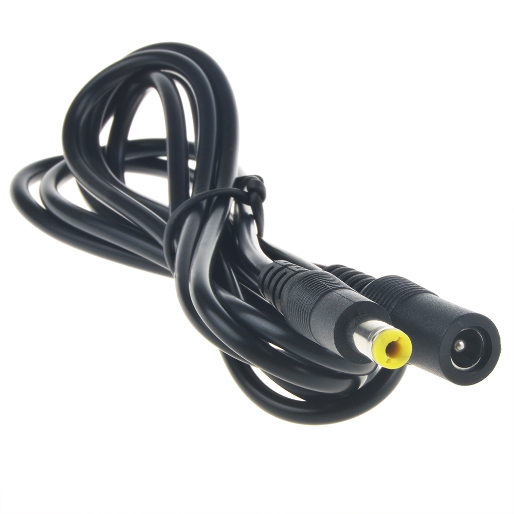 5ft DC Power Extension 2.5mm X 5.5mm Cord/Cable CCTV Extender Male to Female