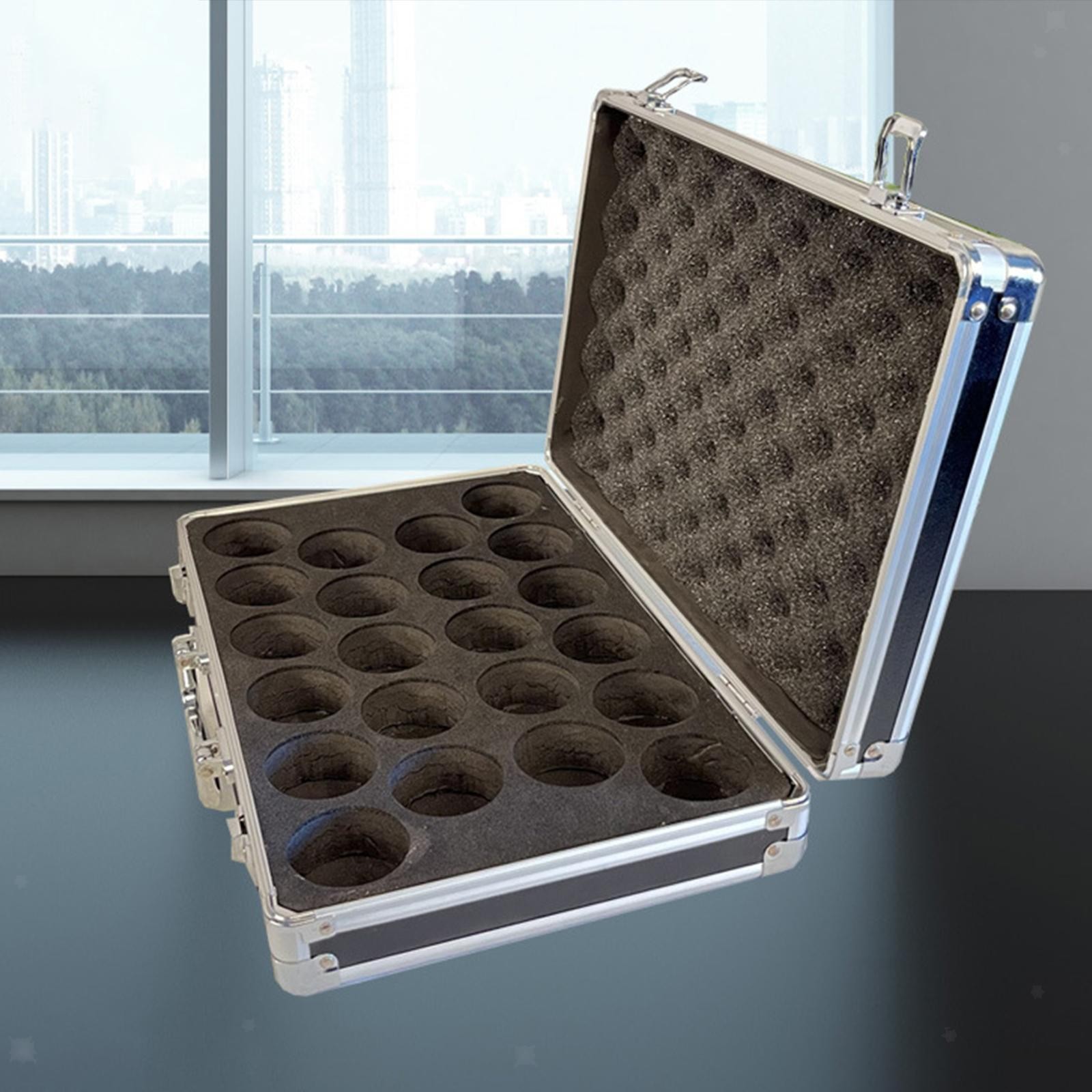 Billiard Balls Storage Box with Carry Handle Container Practical Accessories