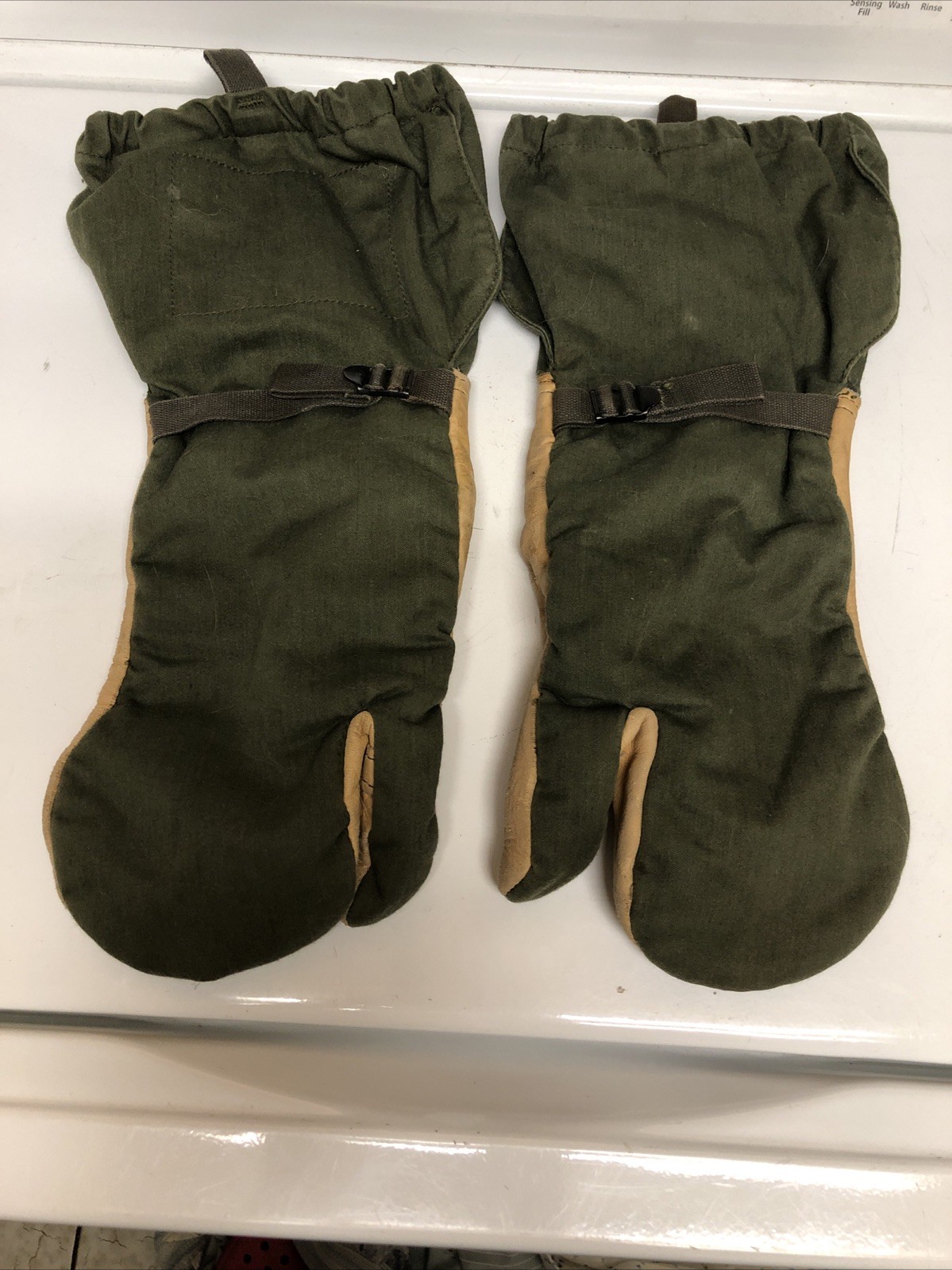 US Military M65 Trigger Finger Mitten Shells Cold Weather Gloves Size Medium