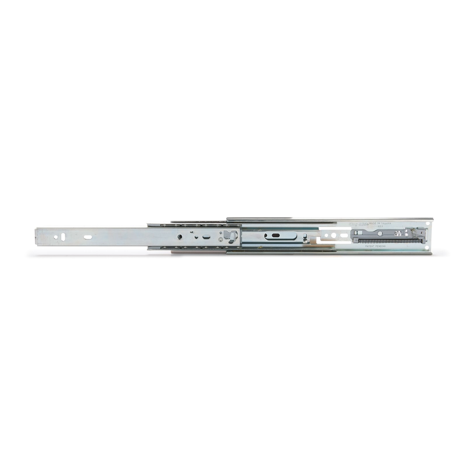 HIGHPOINT Push-to-Open Full Extension Side Mount Drawer Slide - 24” Pair