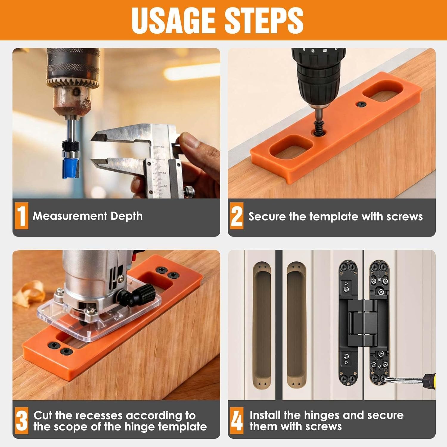 Hidden Door Hinge Jig Hidden Hinge Mortiser Template Concealed Hinge Jig