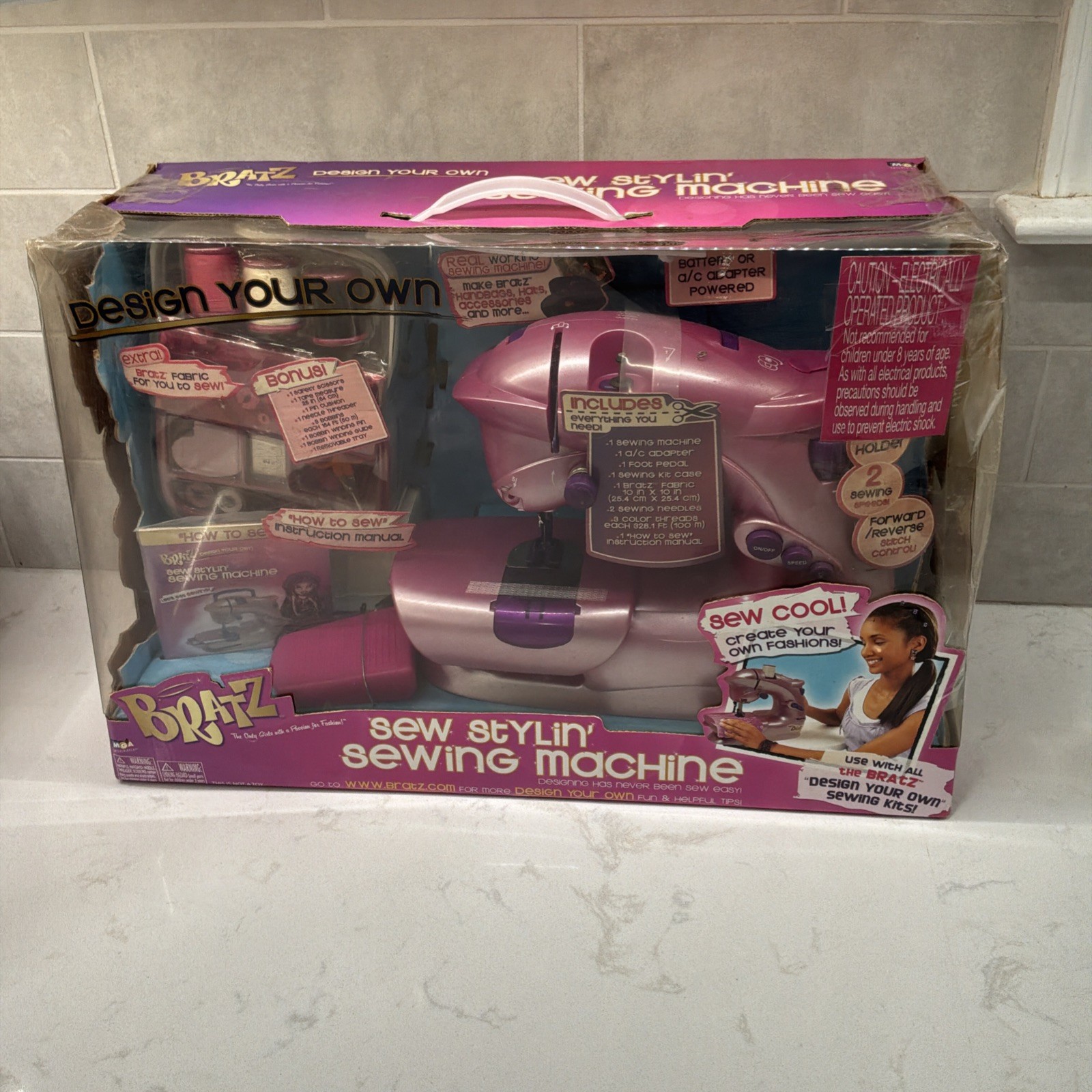 New Bratz Sew Stylin Sewing Machine