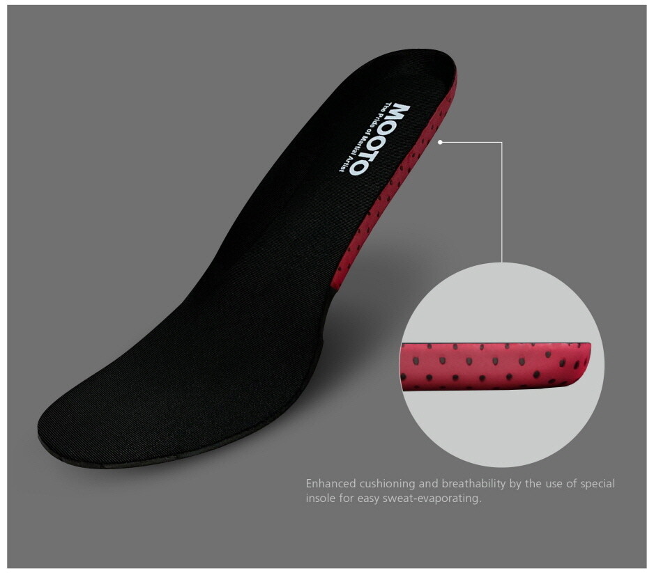 MOOTO Spirit 3 Shoes (Black) Latest Martial Arts Fighter Footwear Spirit3 (S3)
