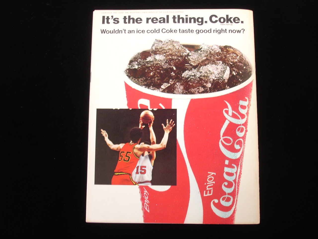 February 16, 1973 Houston Rockets @ Milwaukee Bucks NBA Program
