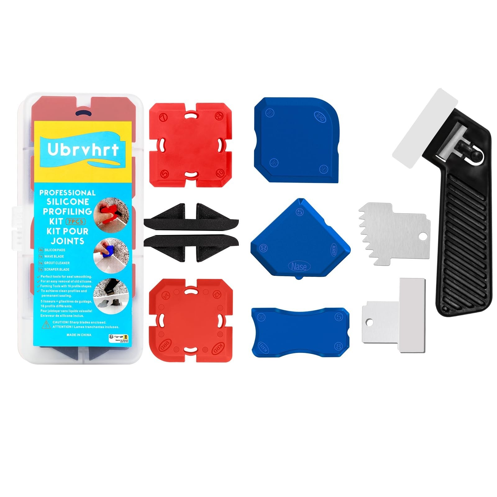 Caulk Application Tool Kit Sealant Finishing Tool Set Silicone Profiling Kit ...