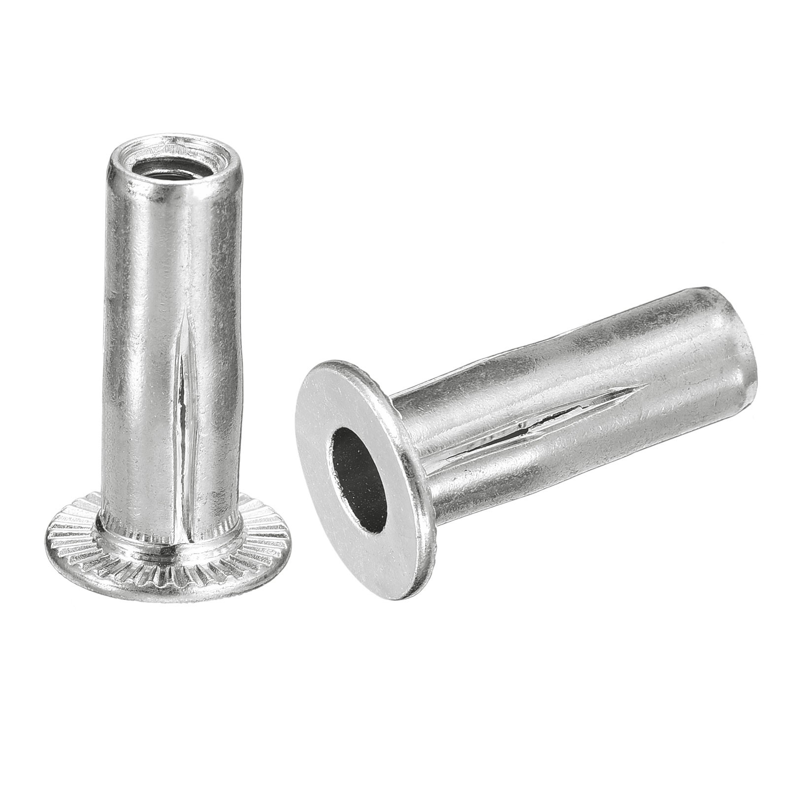 10pcs 1/4-20 Multi-Grip Rivet Nuts Pre-Bulbed Insert Nut 304 Stainless Steel
