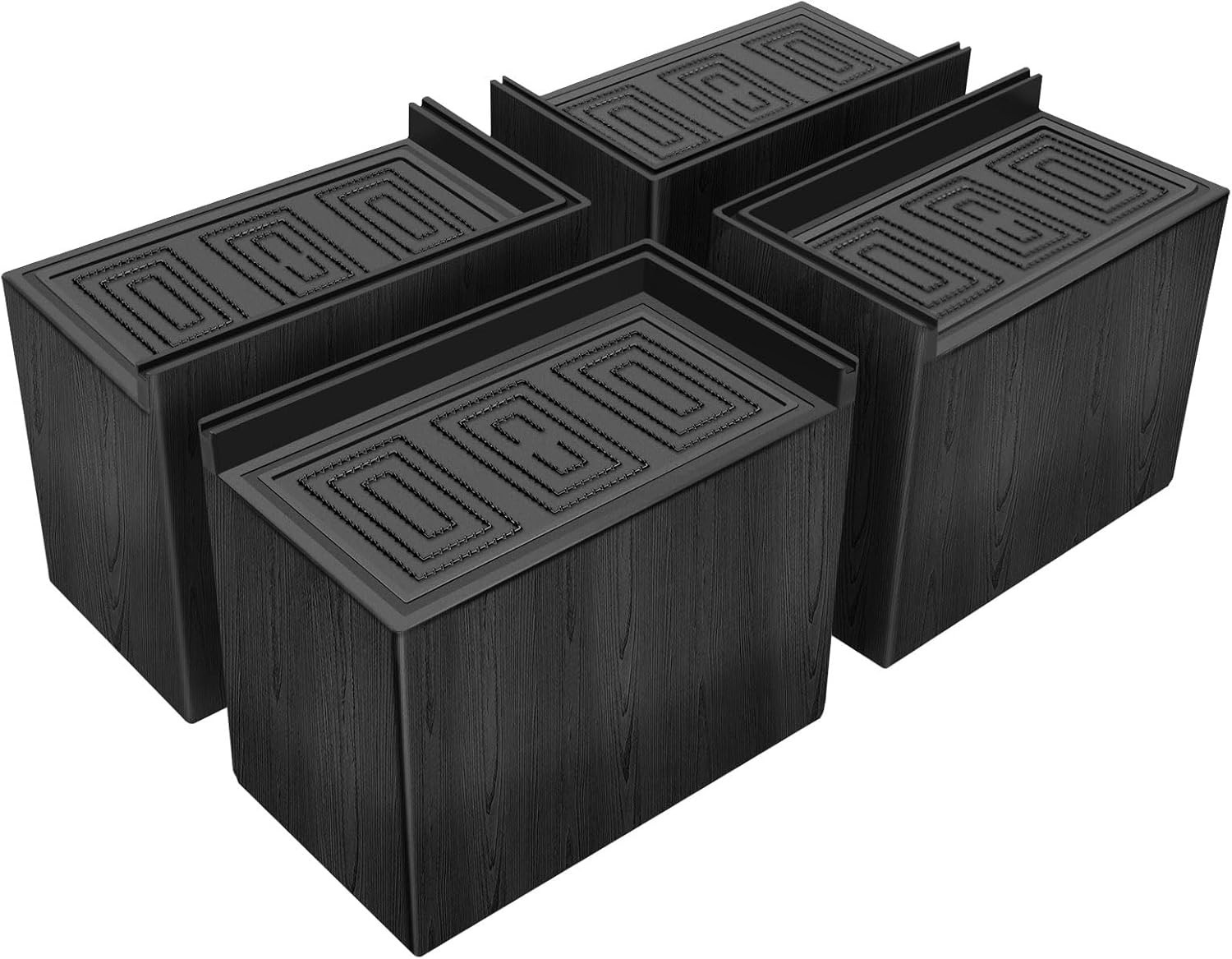 Bed Risers 5 Inch Heavy Duty,Oversized Couch Risers, Extra Wide Furniture Risers