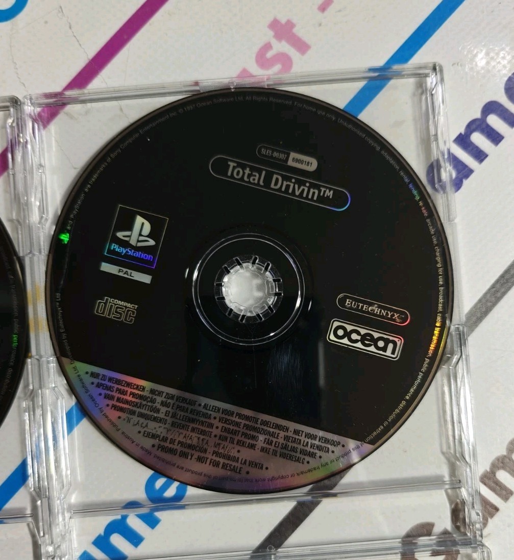 TOTAL DRIVE PROMO VERSION PS1 PLAYSTATION 1 NEW NEVER USED