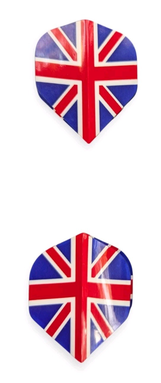 Darts Set 3 Piece British Flag Union Jack Flights