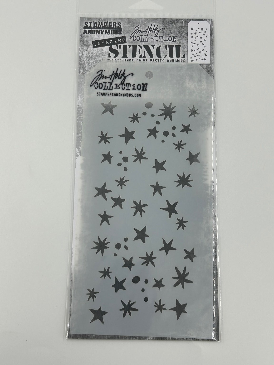 Tim Holtz Stampers Anonymous Layering Stencil Stars THS119 Scrapbooking Craft