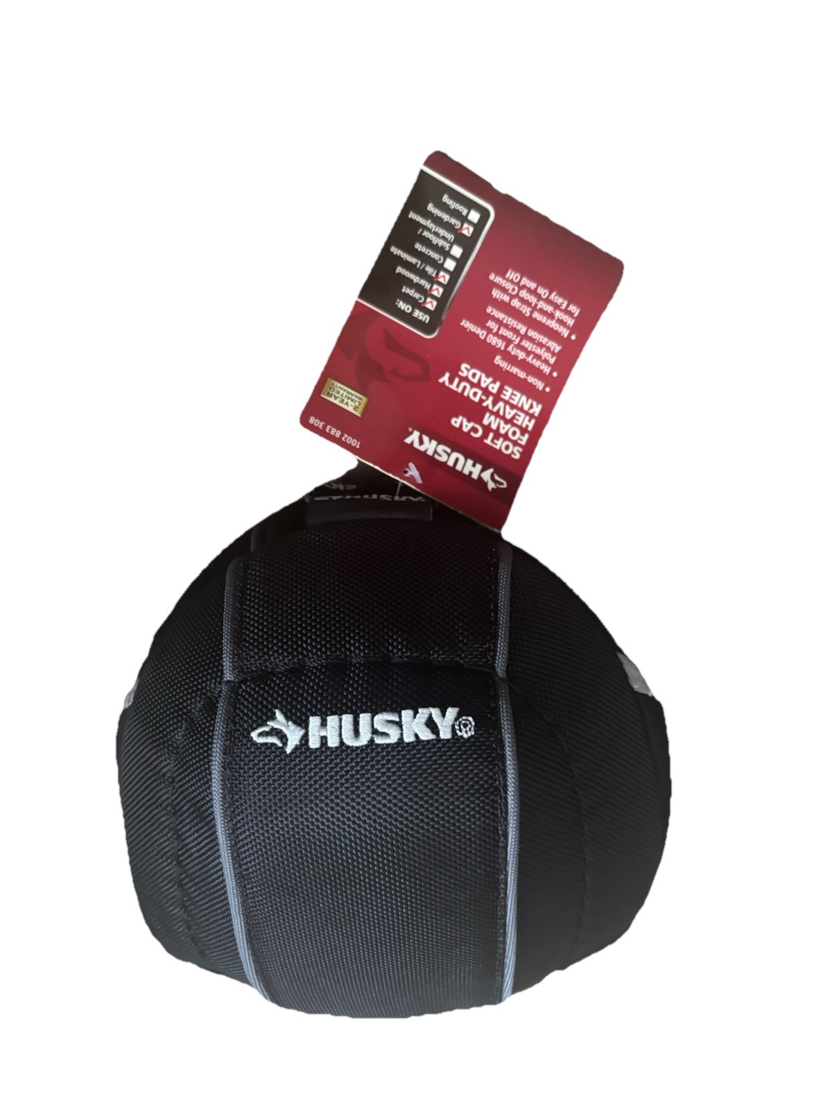 Husky Fabric Cap Foam Non-Marring Knee Pads NEW