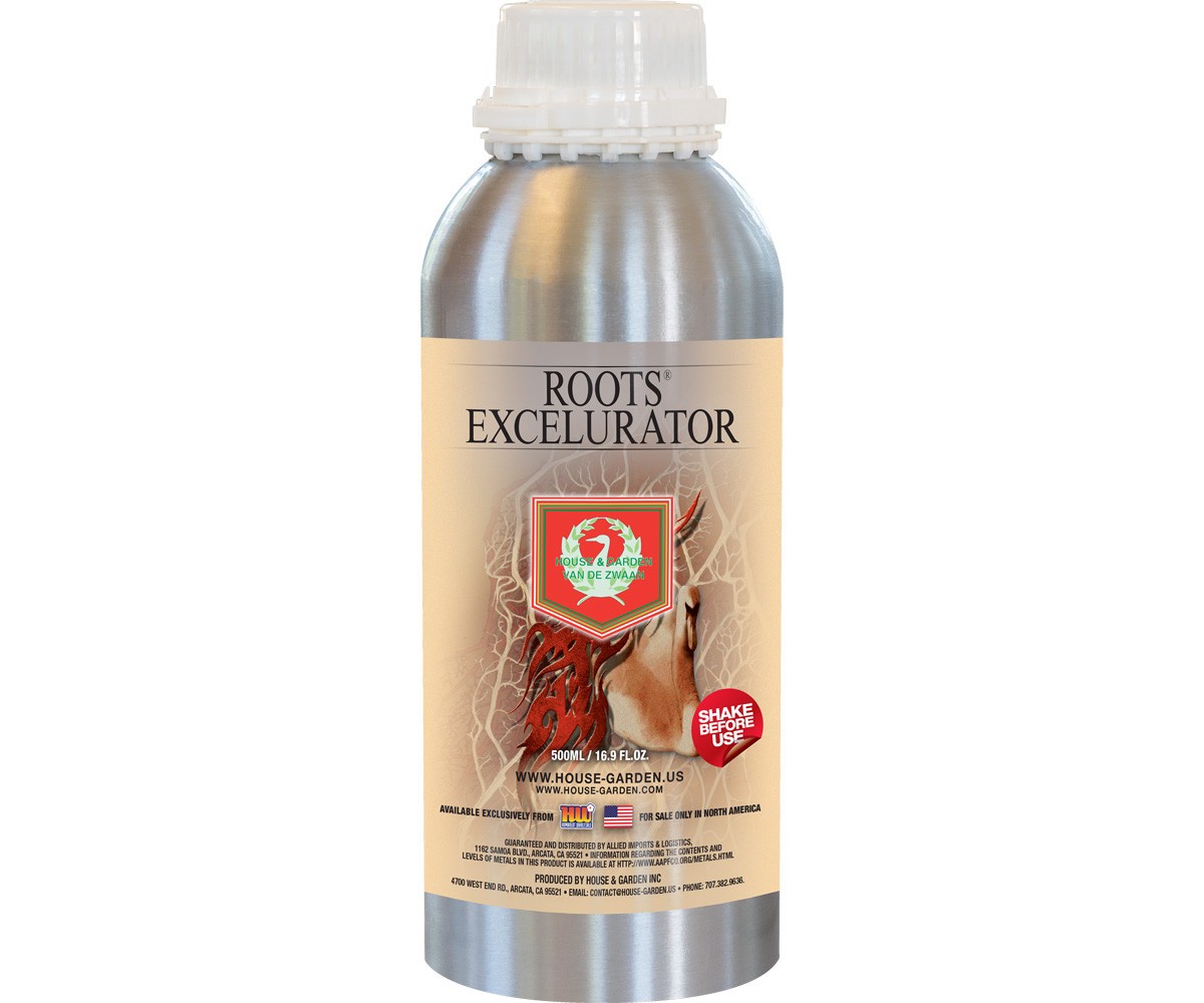 House  Garden Roots Excelurator, silver bottle, 500 ml