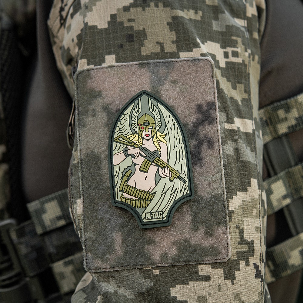 VALKYRIE Valkyrie Morale PVC 3D Patch ARMY WAR Ukraine arrowhead OLIVE