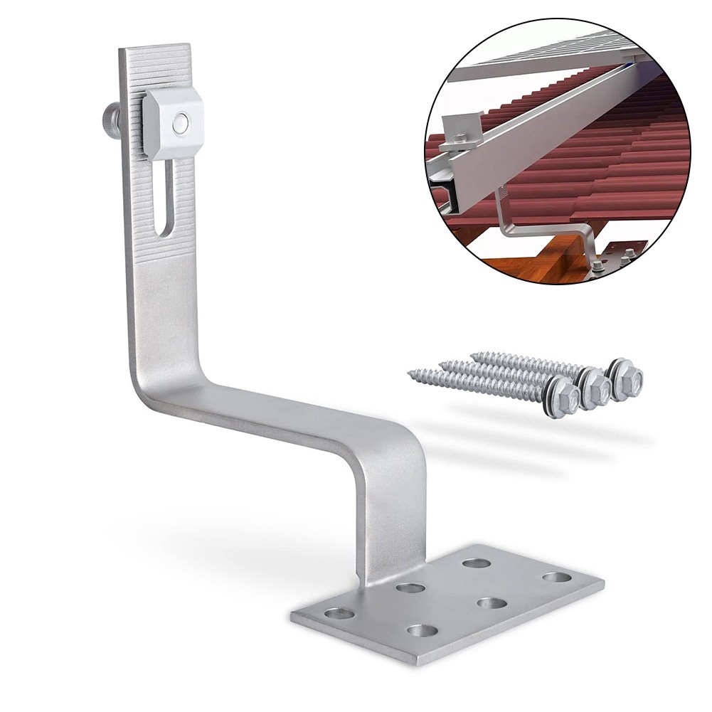 Weather Resistant For Solar Panel Roof Mounting Brackets for Durability